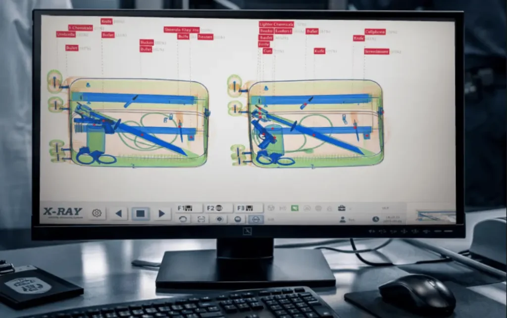 advanced material classification by ai x ray baggage scanner ksa