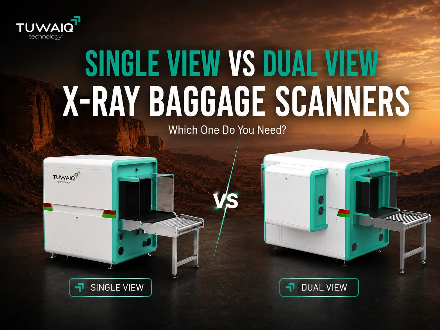 single view vs dual view X-ray baggage scanners