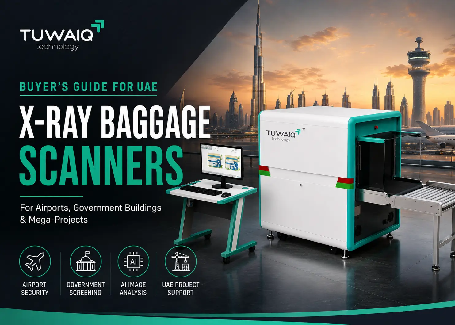 Tuwaiq Technology X-ray baggage scanner for UAE airports, government buildings and mega-projects