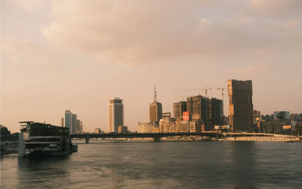 Cairo skyline representing security screening opportunities in Egypt
