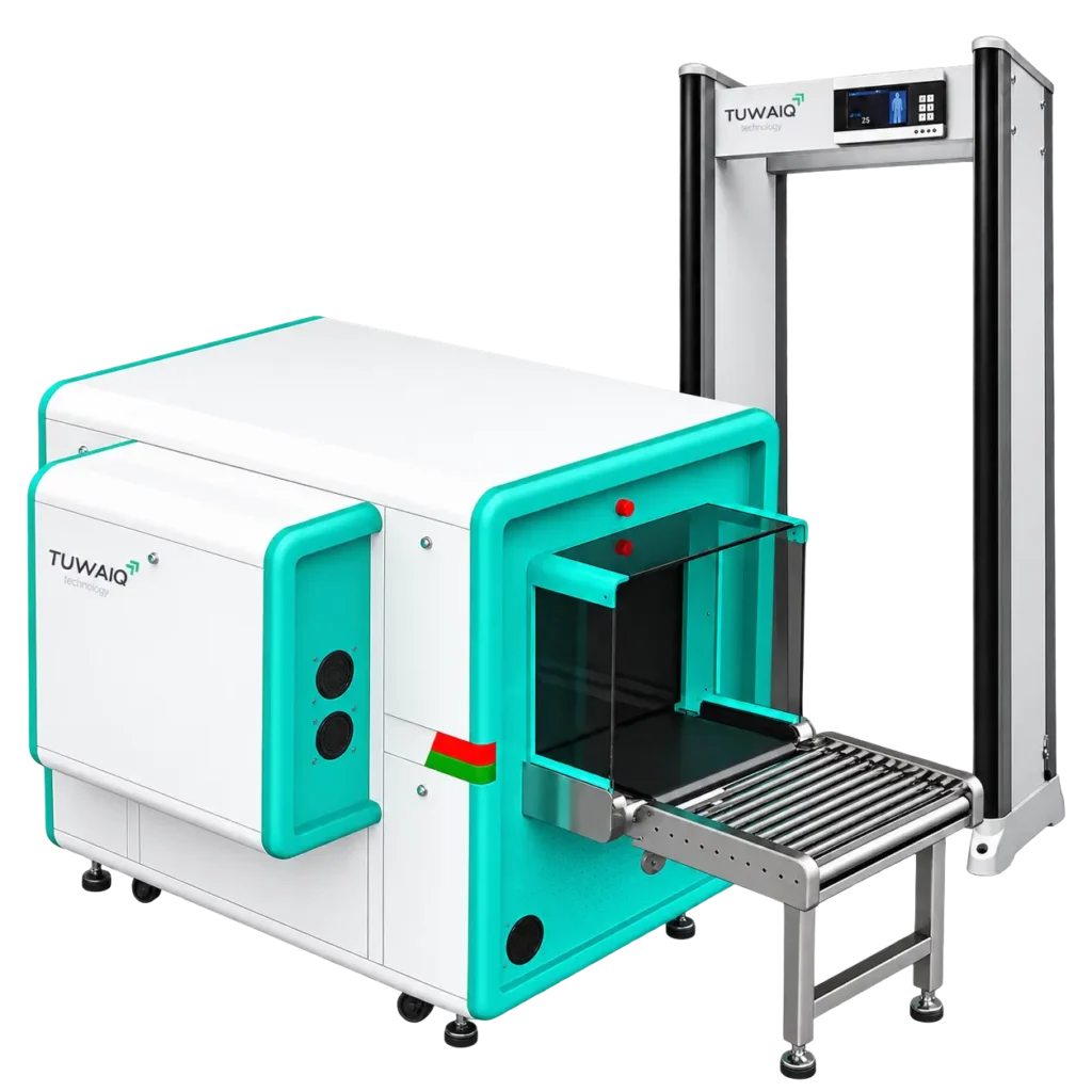 Tuwaiq X-ray baggage scanner and walk-through metal detector for security screening solutions in Africa