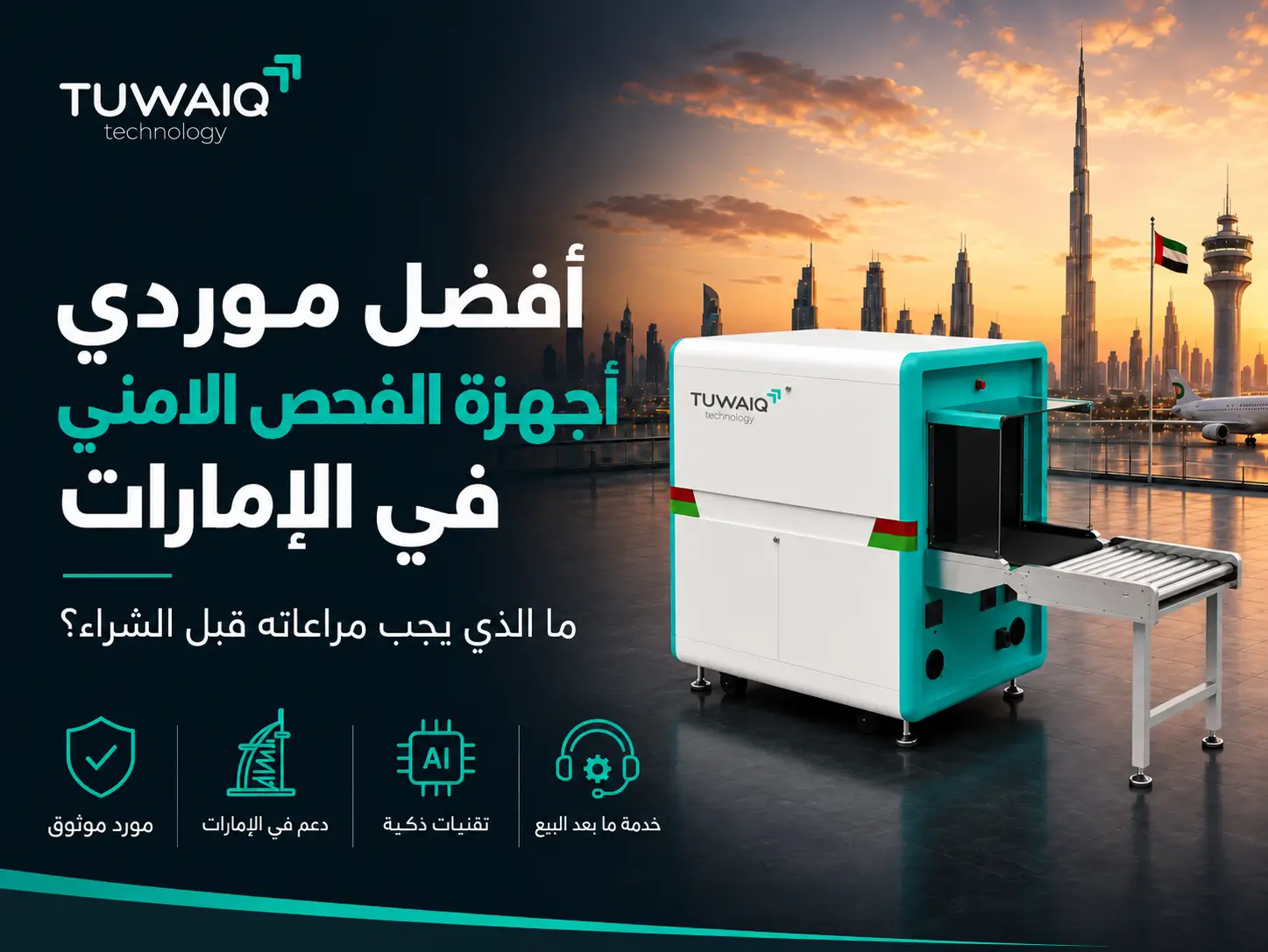 X-Ray Baggage Scanner Supplier UAE Checklist – Tuwaiq Technology