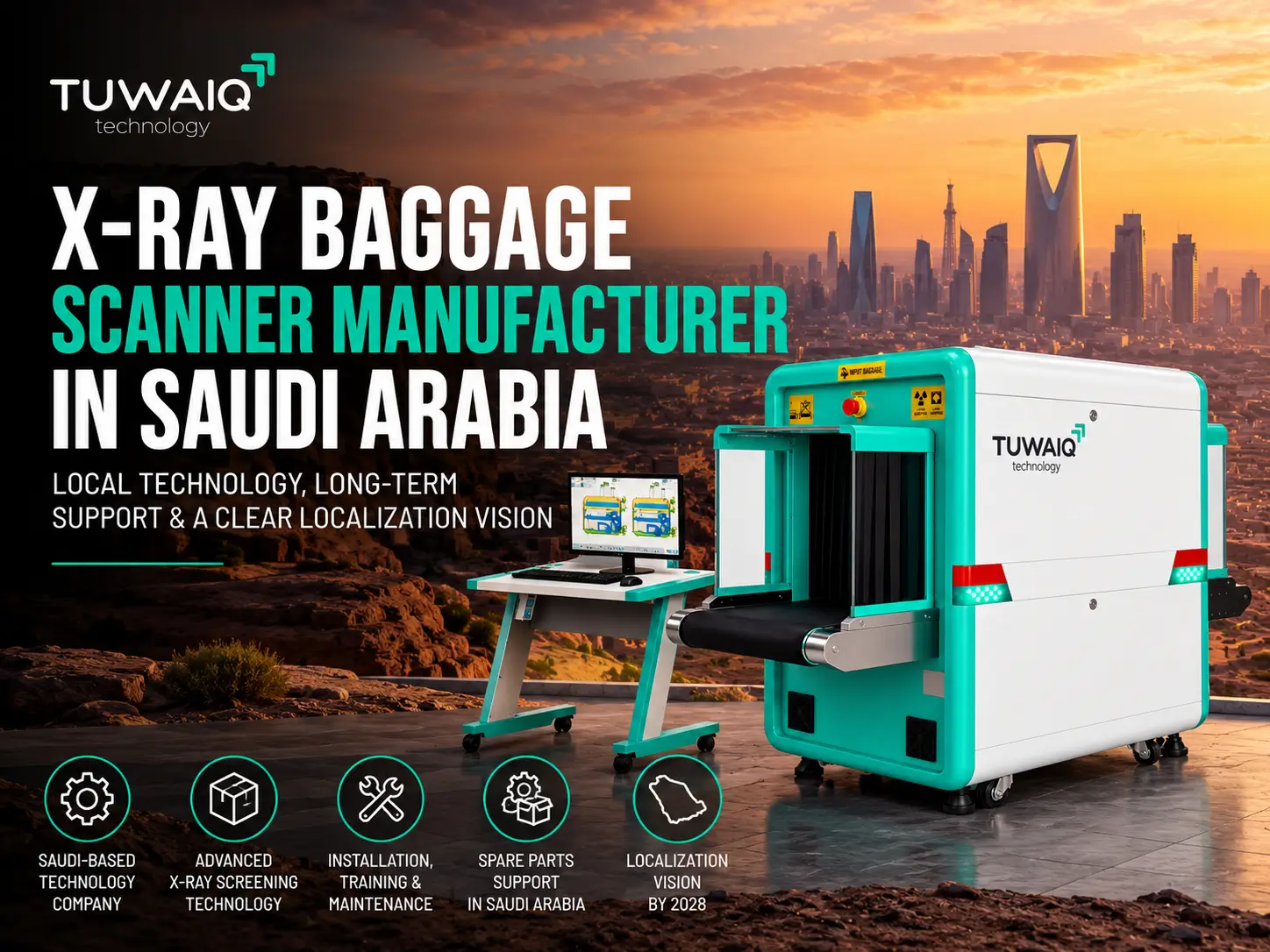 Tuwaiq X ray baggage scanner manufacturer in Saudi Arabia